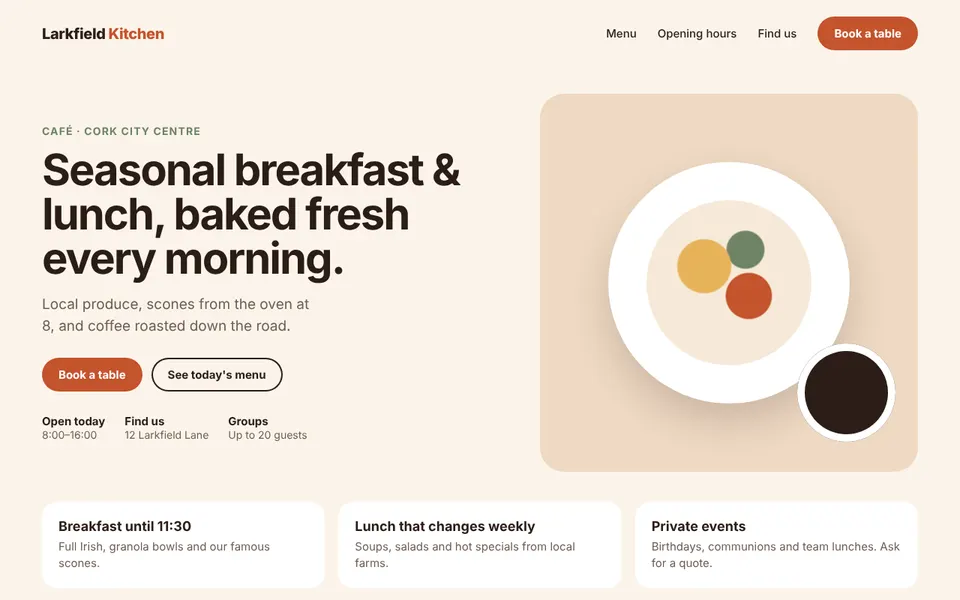 Larkfield Kitchen — Forslag